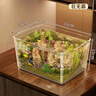 飛達三和家用小魚(yú)缸方形客廳小金魚(yú)烏龜飼養缸仿玻璃塑料小型桌面生態(tài)缸 巨無(wú)霸-魚(yú)缸烏龜缸【超清8K高透】帶提手 曬單實(shí)拍圖