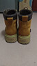 駱駝（CAMEL）【迪麗熱巴同款】山越馬丁靴秋冬新款高幫戶(hù)外工裝靴大黃靴女 L25W076018 女款土黃 35 曬單實(shí)拍圖