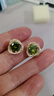 DAISY DREAM法式復古橄欖綠鋯石耳環(huán)女2025新款爆款耳釘高級感綠色小清新耳飾 【925銀針】橄欖綠鋯石耳環(huán) 曬單實(shí)拍圖