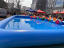 充氣水池大型游泳池戶(hù)外滑梯兒童小型戲水池玩水上樂(lè )園抓魚(yú)池定做 水池定制 曬單實(shí)拍圖
