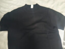 莫代爾男士t恤打底衫短袖修身半袖針織潮流純色半高領(lǐng)中袖潮牌毛衣冬季 黑色 XL 曬單實(shí)拍圖