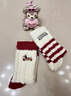 卡汐沐 襪子女冬季本命年大紅襪子保暖澳絨加厚圣誕中筒襪刺繡地板襪女 澳絨加厚本命年襪子【三雙裝】混色隨機發(fā)貨 均碼 曬單實(shí)拍圖