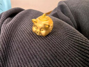 悠萊黃金金豬存錢(qián)罐足金999可愛(ài)小金豬擺件創(chuàng  )意投資收藏生日禮物送禮 注：克重多退少補，克重區間內不返 曬單實(shí)拍圖
