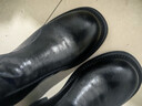天美意短靴商場(chǎng)同款女靴英倫女切爾西靴2025冬新款 黑色（絨里） 39 曬單實(shí)拍圖