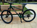 喜德盛山地自行車(chē)MT1碳纖維車(chē)架油碟剎油簧前叉鋁合金雙層車(chē)圈 松山綠（PRO） 17英寸 曬單實(shí)拍圖