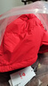 坦博爾2025冬季新款休閑羽絨服女短款面包服加厚保暖外套TB5530366A 中國紅 M (165) 曬單實(shí)拍圖