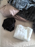 拇指白小T【可機洗拒水鵝絨T】秋冬男女羽絨保暖T恤上衣打底衫 男墨黑 M 曬單實(shí)拍圖