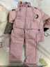 G.duck新款寶寶嬰兒羽絨服套裝男女童韓版洋氣加厚小童1-3歲兩件套冬季 粉色 110 cm 曬單實(shí)拍圖