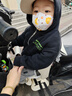 OTHER電動(dòng)車(chē)兒童座椅前置踏板電動(dòng)車(chē)寶寶安全座椅機車(chē)小孩嬰幼兒坐椅 米白全包圍三點(diǎn)式座墊 捆綁式 8個(gè)月-3歲 曬單實(shí)拍圖