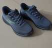 斯凱奇（Skechers）閃穿鞋秋冬新款男鞋一腳蹬休閑運動(dòng)鞋輕質(zhì)緩震220887 暗灰藍色/SLT 41 曬單實(shí)拍圖