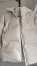 優(yōu)衣庫女裝無(wú)縫羽絨連帽外套/外套夾克25秋冬新款478577 01 乳白色 L /160/88A 曬單實(shí)拍圖