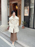 香影黑色假兩件收腰羽絨服女2025冬季新款90白鴨絨雙層領(lǐng)保暖外套 米白 M 160/84A/95-110斤 曬單實(shí)拍圖