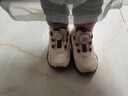 安鞋踏品牌斷碼鞋女童皮面鞋2025秋冬季新款兒童運動(dòng)鞋女加絨防滑軟底 酒紅加絨 30 碼 曬單實(shí)拍圖