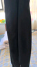 安踏歐文系列 男女同款春季新款休閑潮流收口針織運動(dòng)長(cháng)褲172521313 基礎黑-1 XL (女生選購建議偏小一碼) 曬單實(shí)拍圖