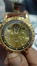 POEDAGAR瑞士正品男士全自動(dòng)機械陀飛輪休閑潮流防水商務(wù)夜光手表男士腕表 1418金殼金面皮帶款 44mm 曬單實(shí)拍圖