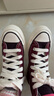 匡威（Converse）CONVERSE匡威1970S秋冬新品運動(dòng)男女休閑板鞋圣誕深酒紅色A17904C A17904C 36 曬單實(shí)拍圖