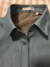 HLA海瀾之家長(cháng)袖襯衫男冬季25加絨加厚保暖提花襯衣男 曬單實(shí)拍圖
