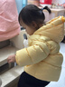 巴拉巴拉童裝兒童羽絨服男女童外套冬裝2025新款嬰兒衣服保暖加厚泡芙羽絨 奶黃小鴨31004-白鴨絨 90 （充絨量73g 適合1-2歲） 曬單實(shí)拍圖