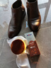 JCZS德國品牌棕色鞋油皮鞋真皮保養油補色修復紅棕色深棕無(wú)色固體鞋油 真皮保養油棕色 曬單實(shí)拍圖
