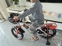 飛鴿兒童自行車(chē)3-6-10-12歲帶輔助輪小孩腳踏單車(chē) 炫彩豪華版橙色一體輪+98%已安裝 16寸【適合身高105-135厘米】 曬單實(shí)拍圖