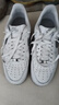 耐克NIKE緩震板鞋男空軍一號 AIR FORCE 1運動(dòng)鞋 FJ4146-100白灰43 曬單實(shí)拍圖
