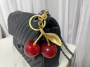 適用蔻馳女包掛件水晶櫻桃coach包包掛件高級感鑰匙扣ins創(chuàng  )意掛飾 紅櫻桃掛件[高品質(zhì)]古銅金 曬單實(shí)拍圖