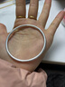 梵際 銀手鐲女足銀9999素圈光面實(shí)心圓棍銀鐲子簡(jiǎn)約年輕款閉口手環(huán) 約15克-內徑52 曬單實(shí)拍圖