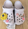 卡駱馳（CROCS）配飾智必星洞洞鞋花 百變圖案 雛菊 粉色花朵 曬單實(shí)拍圖