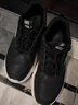 安踏男鞋運動(dòng)鞋男春冬季加絨保暖皮面防潑水輕便軟底黑色棉鞋跑步鞋男 【加絨保暖】黑/安踏白5529F-1 39 曬單實(shí)拍圖