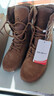 際華三零六六新式棕色作戰靴男作戰鞋高幫輕便側拉鏈登山鞋防砸耐磨真皮戶(hù)外靴 【旗艦款棕色靴-兩雙鞋墊】 41 碼（255） 曬單實(shí)拍圖