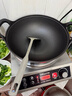 鼎時(shí)鑄鐵加厚雙耳炒鍋無(wú)涂層煎鍋不粘煲鍋燉鍋干鍋油炸鍋元寶鍋 鑄鐵元寶鍋 32cm 曬單實(shí)拍圖