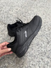 安踏男鞋運動(dòng)棉鞋男秋冬季加厚皮面防水高幫加絨保暖運動(dòng)鞋跑步鞋男子 【推薦加絨保暖皮面防水-橡膠大底防滑】黑 40 （7碼） 曬單實(shí)拍圖