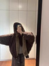 棉致雙面穿保暖連帽棉服女冬季派克服夾克棉衣外套羽棉襖絨服座山雕 MX2518咖色【高品質(zhì)】 S 100-120斤 曬單實(shí)拍圖