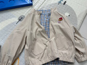巴拉巴拉【商場(chǎng)同款】寶寶外套兩面穿防潑水上衣男童秋裝 卡其50627 110 曬單實(shí)拍圖