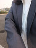 伊婭莎職業(yè)西裝套裝女時(shí)尚氣質(zhì)商務(wù)正裝西服外套酒店前臺面試上班工作服 (常規)灰色外西裝+藍襯衫+褲 XL 建議110-120斤 曬單實(shí)拍圖
