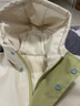 婧麒寶寶外套兒童三防沖鋒衣三合一保暖加厚連帽棉服男女童秋冬裝 綠色棉服款 【三合一2件裝】 100 cm 曬單實(shí)拍圖