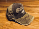 破洞飛邊水洗做舊棒球帽刺繡1969五片遮陽(yáng)鴨舌帽子現貨 咖啡前臉米身 可調節 曬單實(shí)拍圖