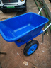康堯獨輪車(chē)斗車(chē)農用建筑工地泥沙雙輪平板車(chē)垃圾車(chē)小推車(chē)載重王帶剎車(chē) 兩輪車(chē)加厚藍色大號+40CM充氣輪 曬單實(shí)拍圖