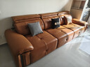 酷比得電動(dòng)沙發(fā)床意式極簡(jiǎn)三人位小戶(hù)型多功能伸縮真皮沙發(fā)客廳 【360°全真皮】S級頭層牛皮三人位3.1米.三功能 曬單實(shí)拍圖