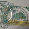 Brangdy量角器四年級多功能量角器和三角尺套裝四年級活動(dòng)角三角尺透明刻度幾何繪圖直尺手抄報畫(huà)圓神器 半圓活動(dòng)角量角器 加厚2mm清晰透明刻度精準 曬單實(shí)拍圖