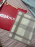 紅豆（Hodo）100%純羊毛女士圍巾格子保暖防寒披肩送女生圍脖生日禮物禮盒裝 曬單實(shí)拍圖