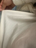 金三塔真絲打底衣100%桑蠶絲小圓領(lǐng)長(cháng)袖小衫打底上衣 白色8100 XL 曬單實(shí)拍圖