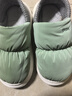 樸西冬季可外穿羽絨布防水包跟女士棉拖鞋室內保暖兩穿 薄荷綠 40-41 曬單實(shí)拍圖