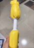 澳顏萊亞光啦啦操花球拉拉隊手花啦啦隊手拿花手柄款手搖花舞蹈演出花球 亞光黃色小號4寸【2個(gè)裝】 曬單實(shí)拍圖
