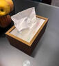 心楠木質(zhì)紙巾盒紋高檔輕奢茶幾新中式抽紙餐巾收納桌面車(chē)載客廳臥室 木質(zhì)紙巾盒【亞克力板】 曬單實(shí)拍圖