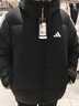 阿迪達斯（adidas）女子 運動(dòng)型格系列 W ESS 3S P D HO 短羽絨服 KH3978 黑色 S 曬單實(shí)拍圖
