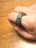 琢匠龍鱗戒指丨s925銀戒指升級男女款潮流時(shí)尚飾品個(gè)性指環(huán)尾戒扳指 龍鱗戒指·升級版【港碼22】 曬單實(shí)拍圖