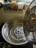 恩壽溯大蒸鍋特大50cm家用加厚雙層特大號不銹鋼蒸鍋家用湯鍋二三層蒸饃 特厚雙層帶兩篦(9-12人) 40cm 曬單實(shí)拍圖