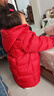 G.duck冬季兒童羽絨服男女寶寶保暖加厚外套白鴨絨連帽冬裝中長(cháng)款外出服 大紅色 長(cháng)款羽絨服 90 cm 曬單實(shí)拍圖