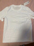 京東京造短袖女T恤純棉女士t恤25秋季新款女裝打底衫白小T 白色 M 曬單實(shí)拍圖